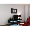 Cama TV stand VIGO NEW 30/180/40 black/black gloss