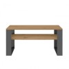 MODERN 1P ARTISAN COFFEE TABLE WITH ANTHRACITE LEG