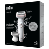 Braun Epilator | SES9-030 Silk épil 9 | Operating time (max) 50 min | Number of power levels 2 | Wet & Dry | White/Rose