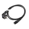 Lanberg CEE 7/7->IEC 320 C13 power cord 1.8m, black | Lanberg