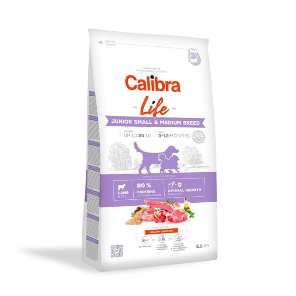 CALIBRA DOG life junior small&medium lamb ...