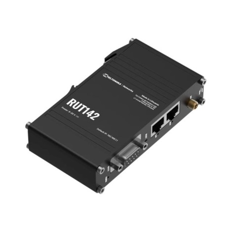 Ethernet Router with RS232 (RUT142000000) | RUT142 | 802.11n | 10/100 Mbit/s | Ethernet LAN (RJ-45) ports 1 | Mesh Support No | MU-MiMO No | No mobile broadband