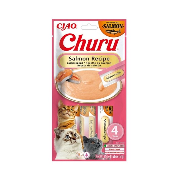 INABA Churu Salmon recipe - cat ...