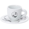 Set of 4 espresso cups BIALETTI CAROUSEL Porcelain 4x 50 ml White