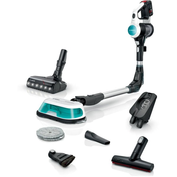 Cordless 2-in-1 hoover, vacuuming and mopping ...