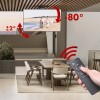 Maclean electric TV mount, ceiling mount, Tuya support, max. VESA 800x400, for TV 43-86", max. 45kg, MC-110 T