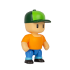 STUMBLE GUYS - MINI FIGURKI- ZESTAW 4 FIGUREK VER.B