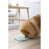 KERBL Slow-eating Licking Mat - Turquoise Tray, Bowl for Dog/Cat - 20x20 cm