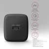 AXAGON ACU-PD30 Sil Wall charger 30W, 1x port USB-C, PD3.0/PPS/QC4+/SFC/AFC/Apple, black