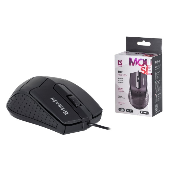 MOUSE DEFENDER HIT MB-530 BLACK OTPICAL ...