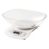 Adler AD 3137 Kitchen scales, Capacity 5 kg , Graduation 1g, Big LCD Display, Auto-zero/Auto-off, Large bowl, White | Adler | Adler AD 3137 | Maximum weight (capacity) 5 kg | Graduation 1 g | Display type LCD | White