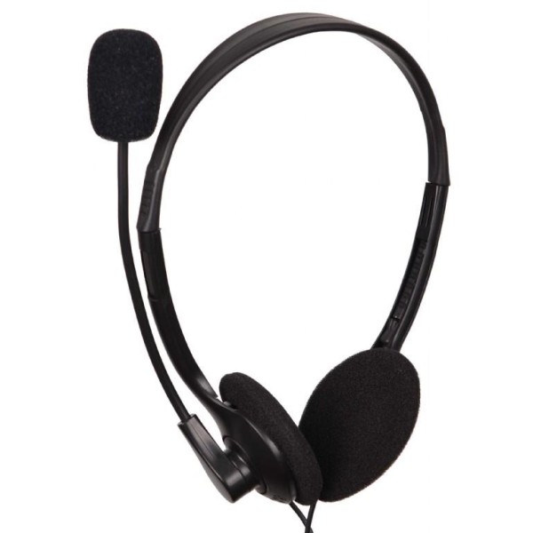 HEADSET STEREO/BLACK MHS-123 GEMBIRD