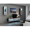 Cama TV stand VIGO NEW 30/140/40 black/white gloss