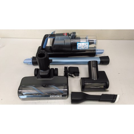 SALE OUT. Bissell PowerClean FurFinder Select Cordless Stick Vacuum | Bissell Stick Vacuum | PowerClean FurFinder Select | Cordless operating | 200 W | 25.2 V | Operating time (max) 40 min | Black/Titanium/Lake Blue | Warranty 60 month(s) | Battery warran