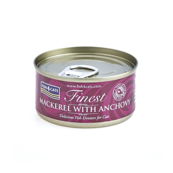 FISH4CATS Mackerel with anchovy - wet ...