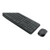 Logitech MK235 keyboard Mouse included USB QWERTY US International Grey