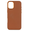 Fixed MagLeather | Back cover | Apple | iPhone 16 Plus | Leather | Brown