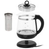 Adler Kettle | AD 1299 | Electric | 2200 W | 1.5 L | Glass | 360° rotational base | Black