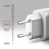 AXAGON ACU-QC18W Wall charger 18W, 1x port USB-A, QC3.0/AFC/Apple, white