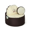 Sako bag pouf Coffee brown-beige XXL 120 x 80 cm