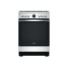 INDESIT Cooker | IS67G8CHX/E/1 | Hob type Gas | Oven type Electric | Stainless steel | Width 60 cm | Depth 60 cm | 73 L
