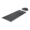Dell | Keyboard and Mouse | KM7120W | Keyboard and Mouse Set | Wireless | Batteries included | NORD | Bluetooth | Titan Gray | Numeric keypad | Wireless connection