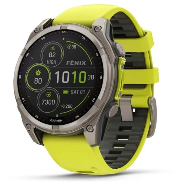 SMARTWATCH FENIX 8 SAPP. SOLAR/YELLOW 010-02906-21 ...