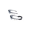 Okulary strzeleckie Wosport Black - 3 wymienne wizjery, pasek