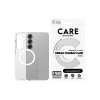 CARE by PanzerGlass Flagship Case Transparent Urban Combat w. White Qi Compatible Samsung Galaxy S25 | CARE