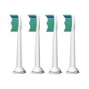 Philips | Toothbrush Heads | HX6014/07 Standard Sonic | Heads | For adults and children | Number of brush heads included 4 | Sonic technology | White