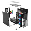 SAVIO PC Case Raptor X1 ARGB Glass/Mesh Black