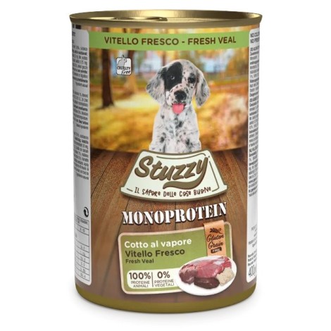 STUZZY Monoprotein Puppy Veal - wet food for puppies - 400g