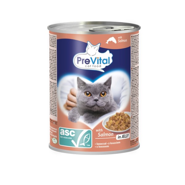 PREVITAL Cat Food with ASC salmon ...