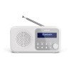 Sharp DR-P420(WH) Tokyo Portable Digital Radio, FM/DAB/DAB+, Bluetooth 5.0, USB or Battery Powered, Snowy White | Sharp | Tokyo Portable Digital Radio | DR-P420(WH) | White | USB port | Bluetooth | FM radio | Headphone out