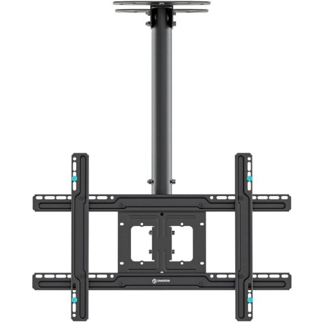 ONKRON Ceiling mount for TV 32"-80" max 68 kg, tilt-swivel, black