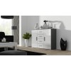 Cama living room sideboard UNI grey/white gloss