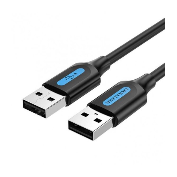 CABLE USB2.0 MALE TO MALE/2M BLACK ...