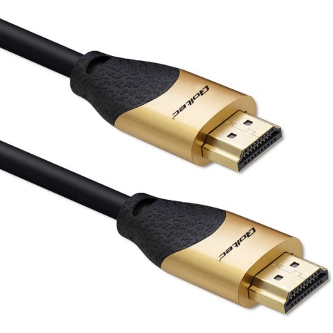 Qoltec 50355 HDMI v2.1 Cable Ultra high speed 8K | 60Hz | 28AWG | GOLD | 2m