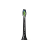 Philips | Toothbrush Heads | HX6068/13 Sonicare W2 Optimal White | Heads | For adults | Number of brush heads included 8 | Number of teeth brushing modes Does not apply | Sonic technology | Black