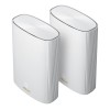 ZenWiFi AX Hybrid (XP4) (2pk White) | 802.11ax | 574+1201 Mbit/s | Ethernet LAN (RJ-45) ports 2 | Mesh Support Yes | MU-MiMO Yes | 1 x USB 3.0