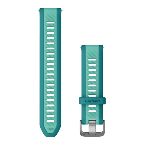Garmin watch strap Quick Release 20mm, turquoise/aqua