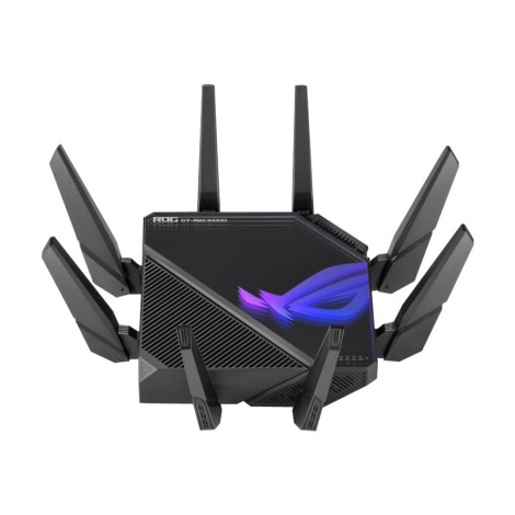 Wifi 6 802.11ax Quad-band Gigabit Gaming Router | ROG GT-AXE16000 Rapture | 802.11ax | 1148+4804+4804+48004 Mbit/s | 10/100/1000 Mbit/s | Ethernet LAN (RJ-45) ports 4 | Mesh Support Yes | MU-MiMO Yes | No mobile broadband | Antenna type External/Internal 