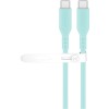 Goobay USB-C Silicone Cable, 1.5 m, turquoise