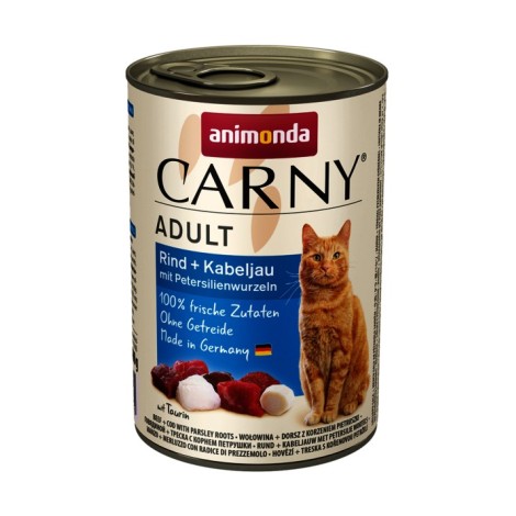 ANIMONDA Carny Adult Beef with cod and parsley - wet cat food - 400g