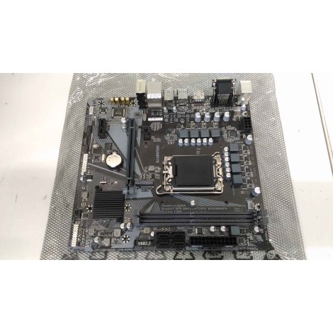 SALE OUT. GIGABYTE H610M H DDR4 1.0 M/B, REFURBISHED, WITHOUT ORIGINAL PACKAGING AND ACCESSORIES, BACKPANEL INCLUDED | Gigabyte | H610M H DDR4 1.0 M/B | Processor family Intel | Processor socket  LGA1700 | DDR4 DIMM | Memory slots 2 | Supported hard disk 