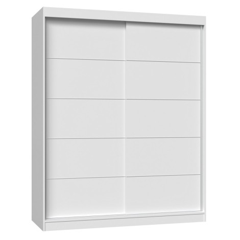 Topeshop IGA 160 BIEL C KPL bedroom wardrobe/closet 7 shelves 2 door(s) White