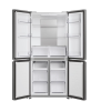 Candy Refrigerator | CFQQ5T817EPS | Energy efficiency class E | Free standing | Side by side | Height 181.5 cm | No Frost system | Fridge net capacity 311 L | Freezer net capacity 156 L | Display | 35 dB | Silver