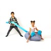 Sako bag pouffe Mouse grey-blue L 110 x 80 cm