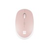 Natec | Mouse | Harrier 2 | Wireless | Bluetooth | White/Pink