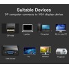 I/O ADAPTER DP TO VGA/0.15M BLACK HBFBB VENTION